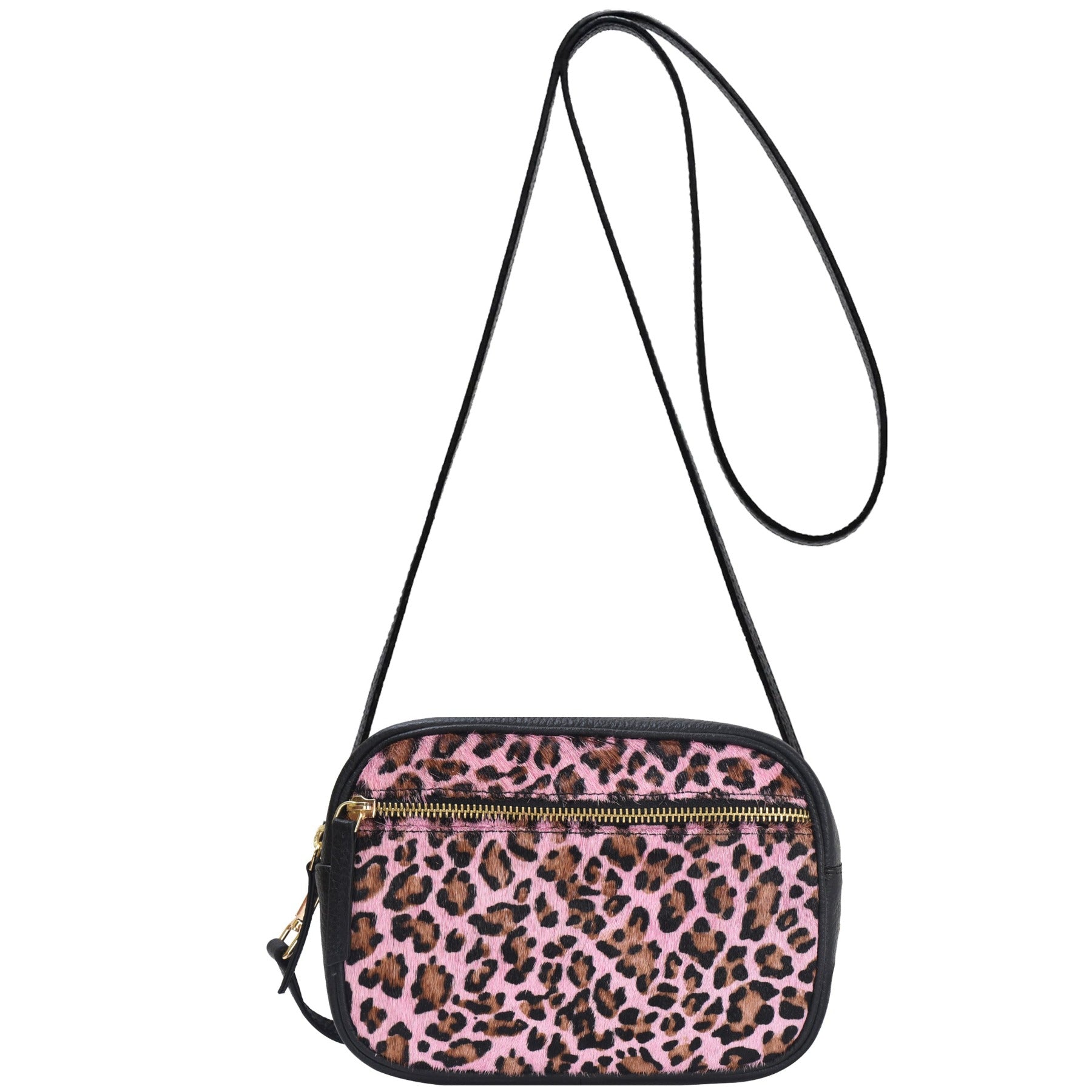 Pink animal print bag online