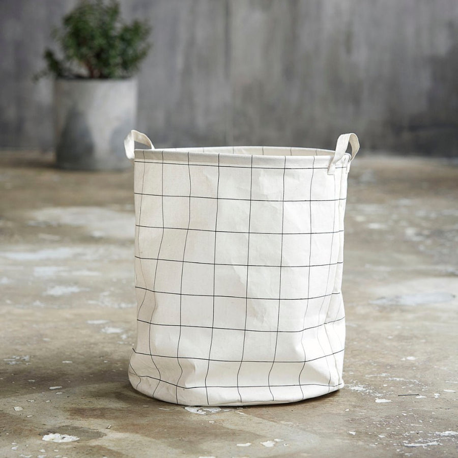 Black and White Squares Laundry bag