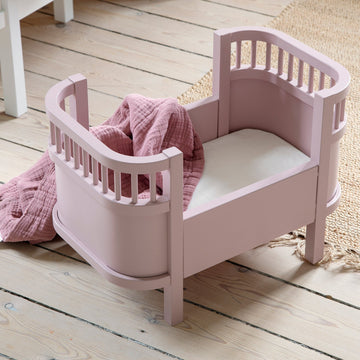 Doll's Bed in Blossom Pink by Sebra