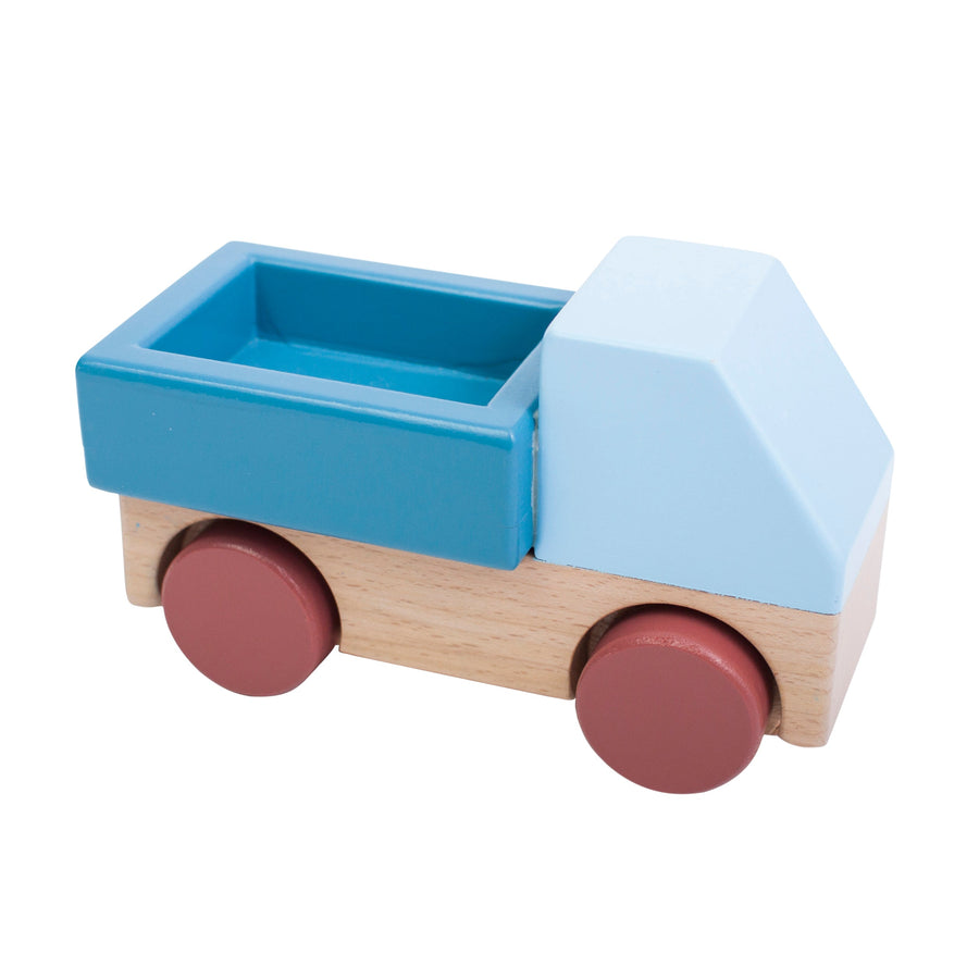 Stone Blue Wooden Truck by Sebra