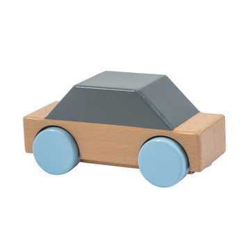 Classic Grey Wooden Car by Sebra