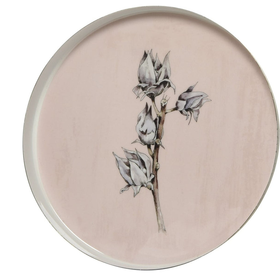 Decorative Enamel Candle Plate