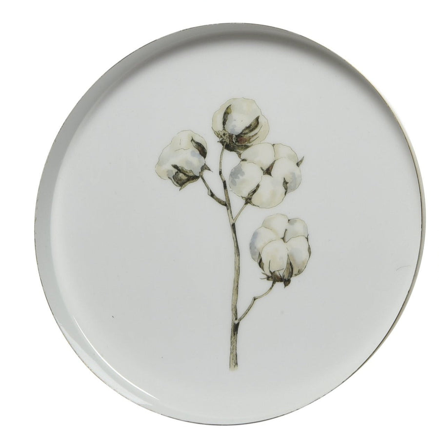 Decorative Enamel Candle Plate