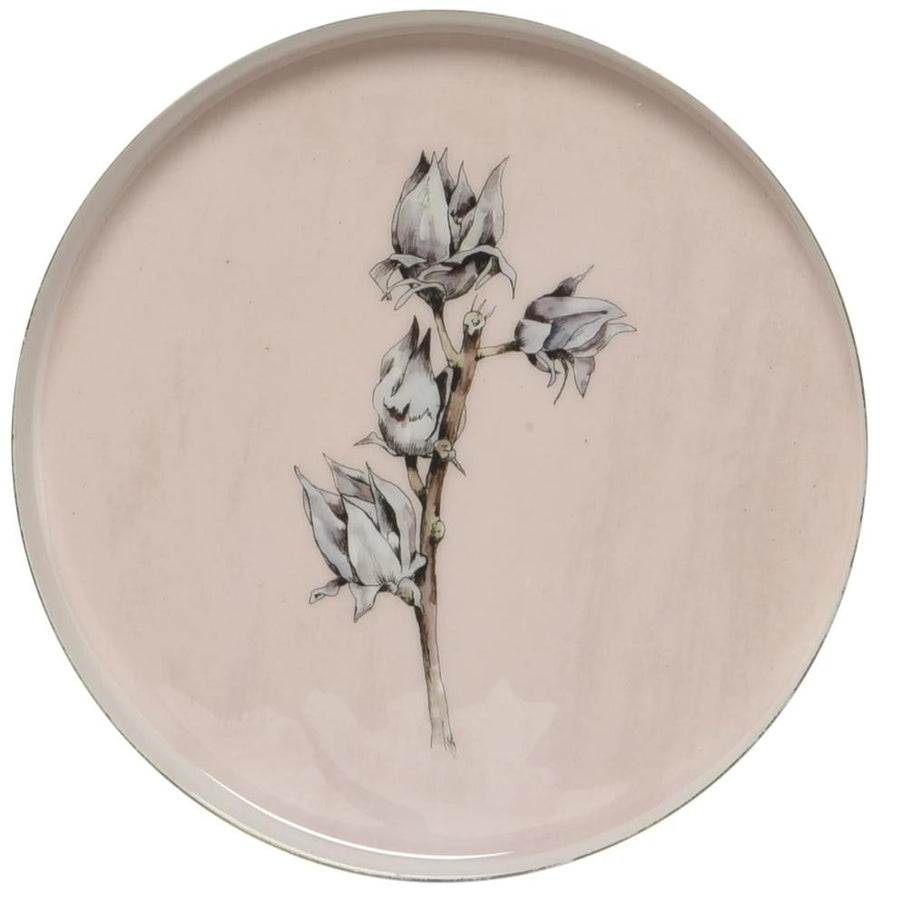 Decorative Enamel Candle Plate