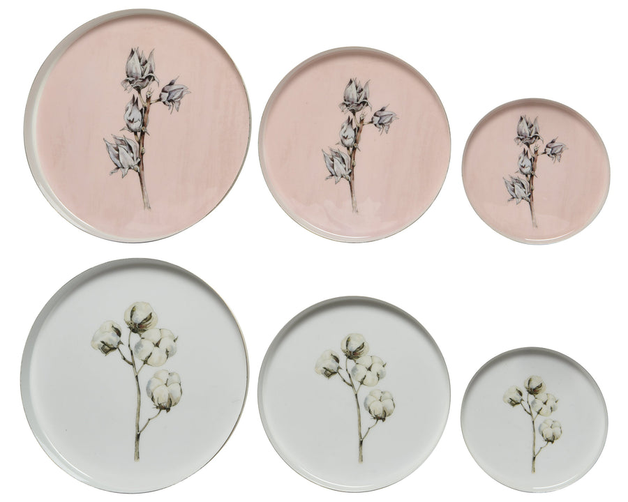 Decorative Enamel Candle Plate