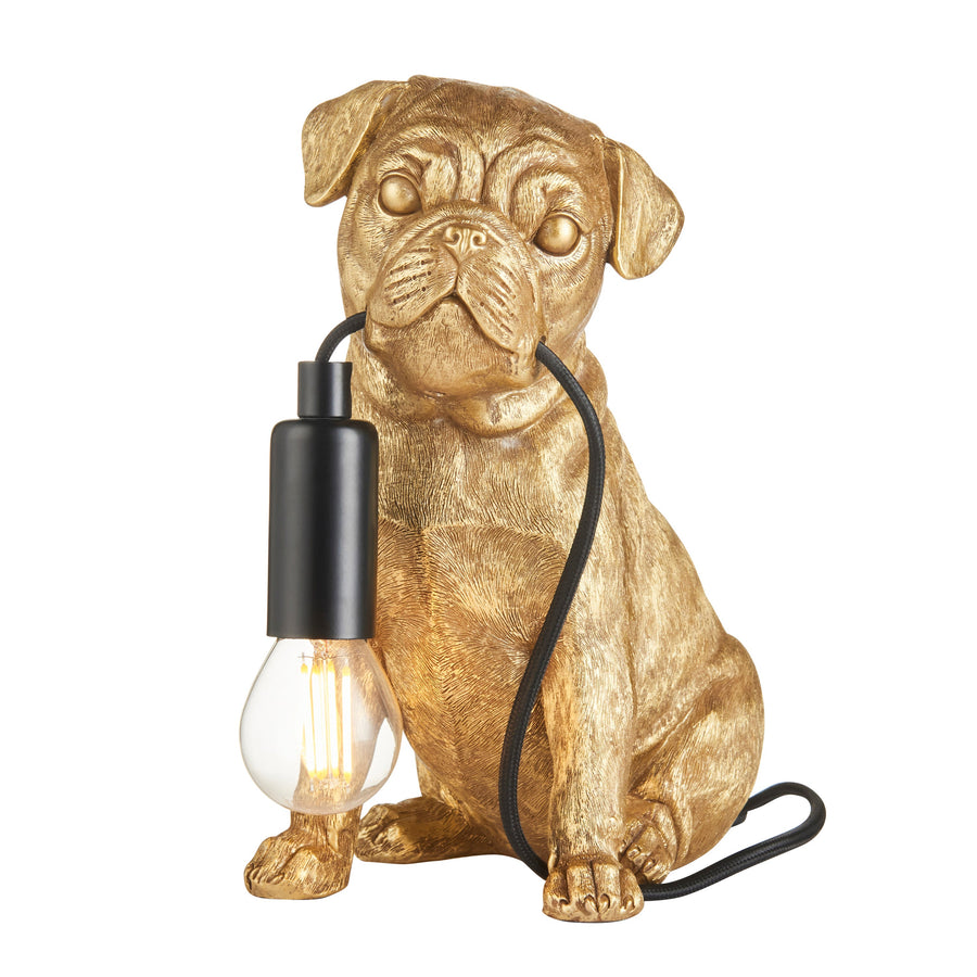 Pug Puppy Table Lamp