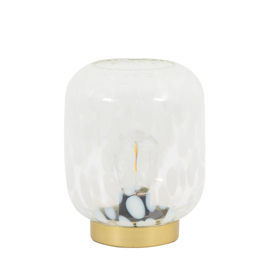 Amber Cordless Lamp - White Seed