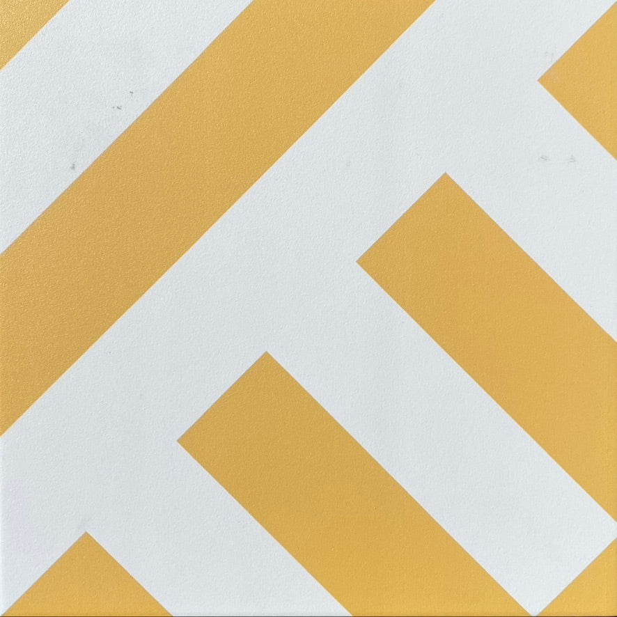 Yellow Ray porcelain tile