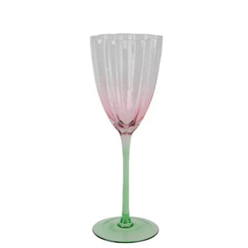 Set of Two Colourflow Champagne Glasses  PRE ORDER