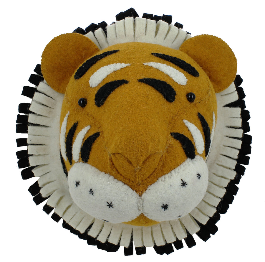 Felt Tiger Head