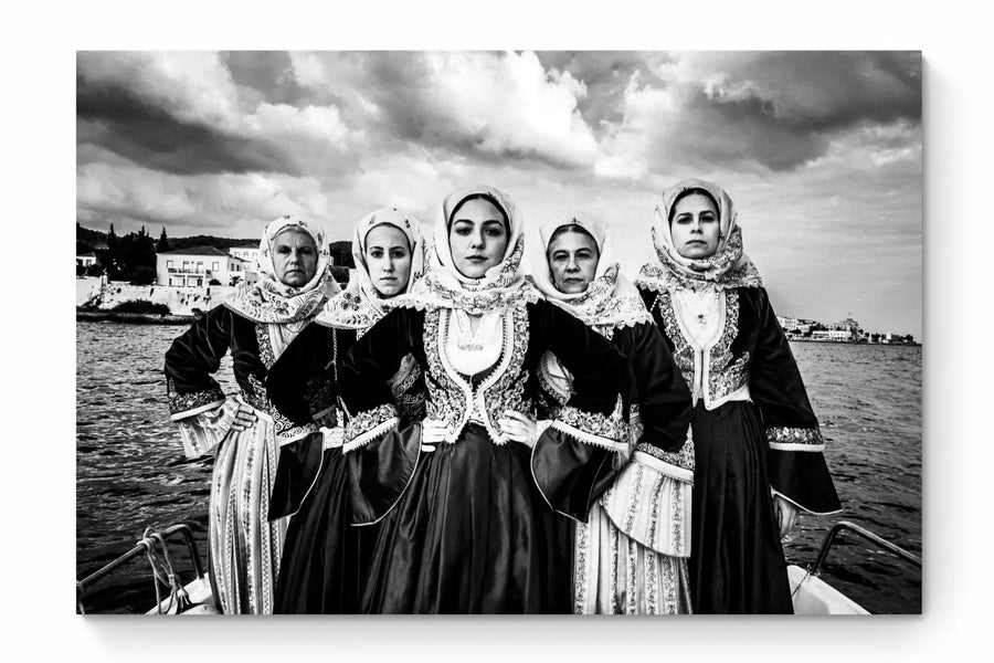 Bouboulinas on Boat | Spetses | Black & White Art Wall