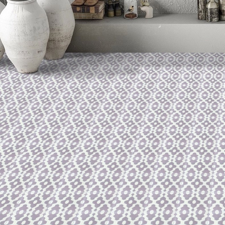 Souk cement tile- Mauve