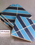 Luxury Panna Luxe resin coaster set of 4, premium stylish dining accessories in blue or green, best-selling home decor by Maravi at brixbailey.com