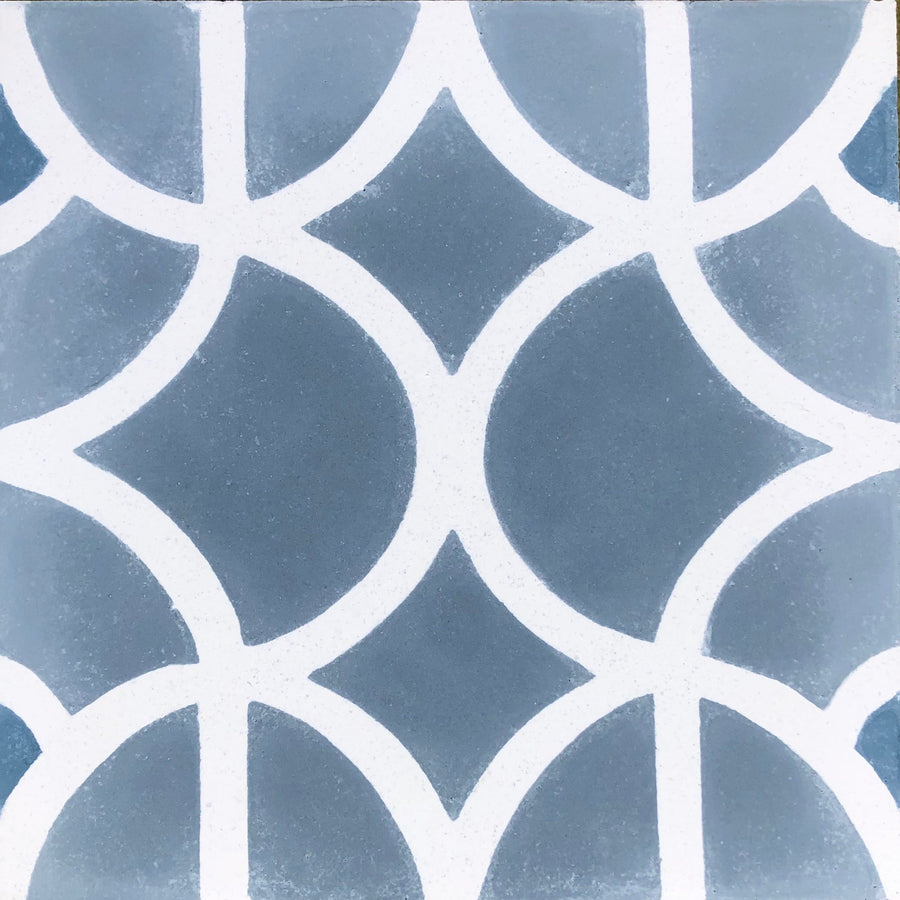 LOTUS cement tile - Grey tile