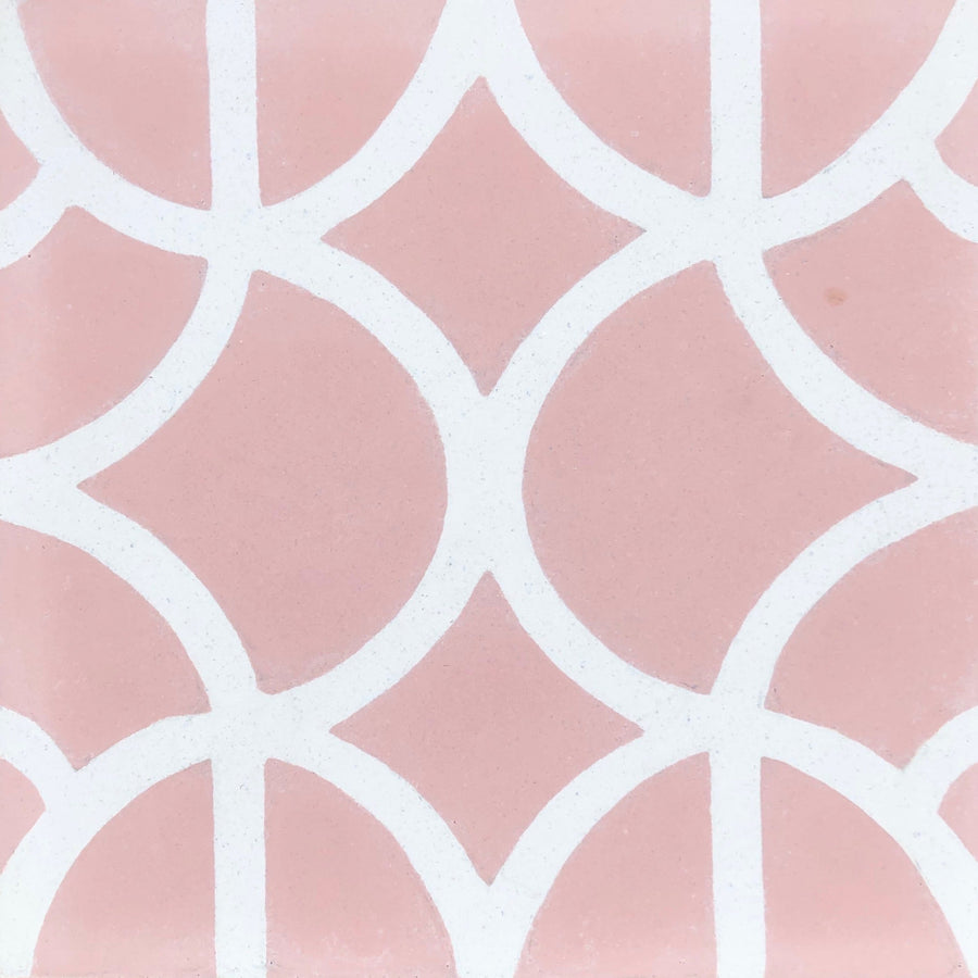 LOTUS cement tile - Pink tile