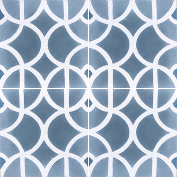 LOTUS cement tile - Grey tile