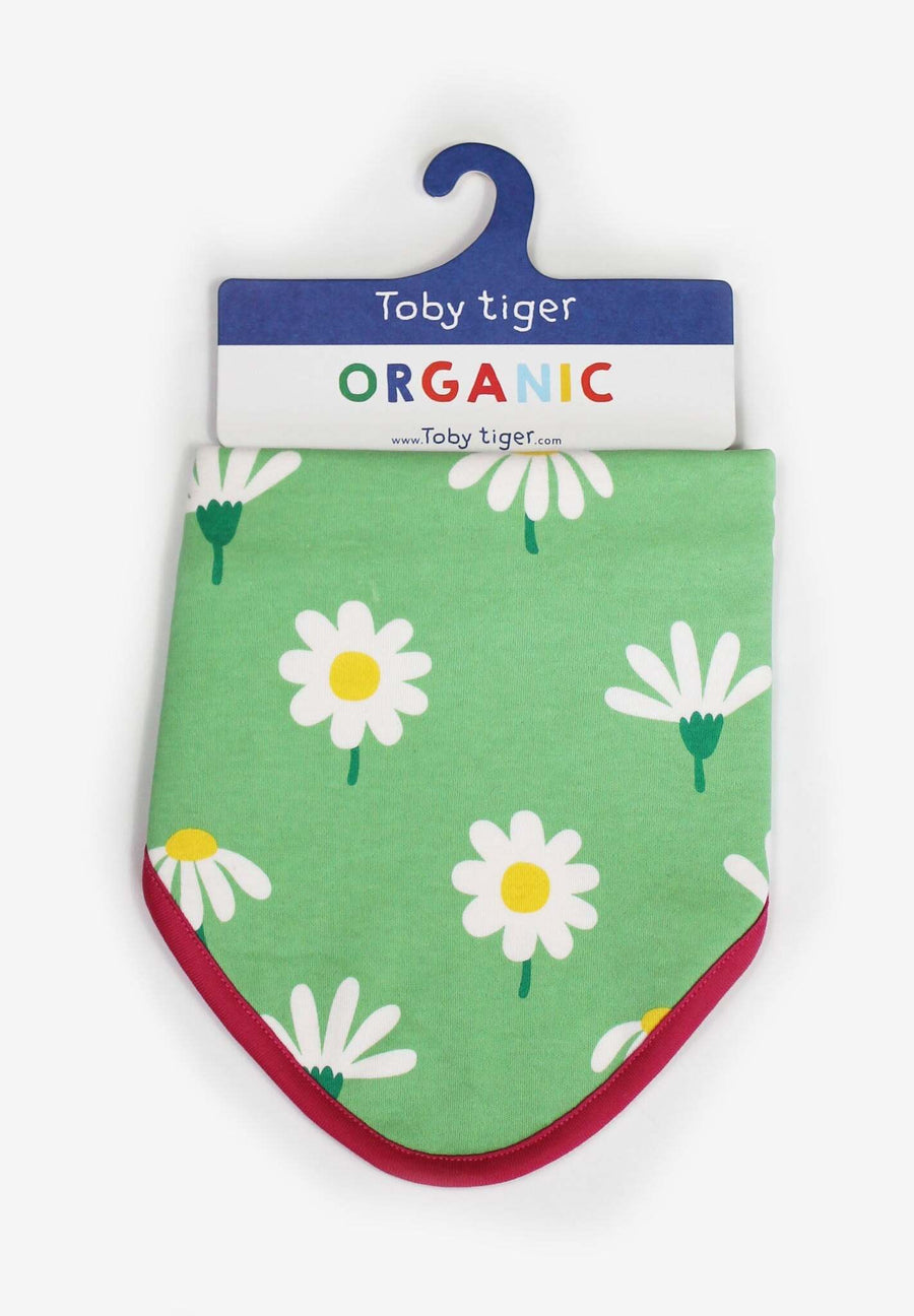 Bio Baby-Tuch mit Gänseblümchen Druck