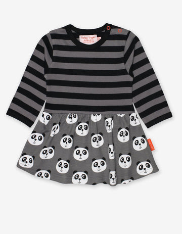 Bio Kleid mit Panda-Muster