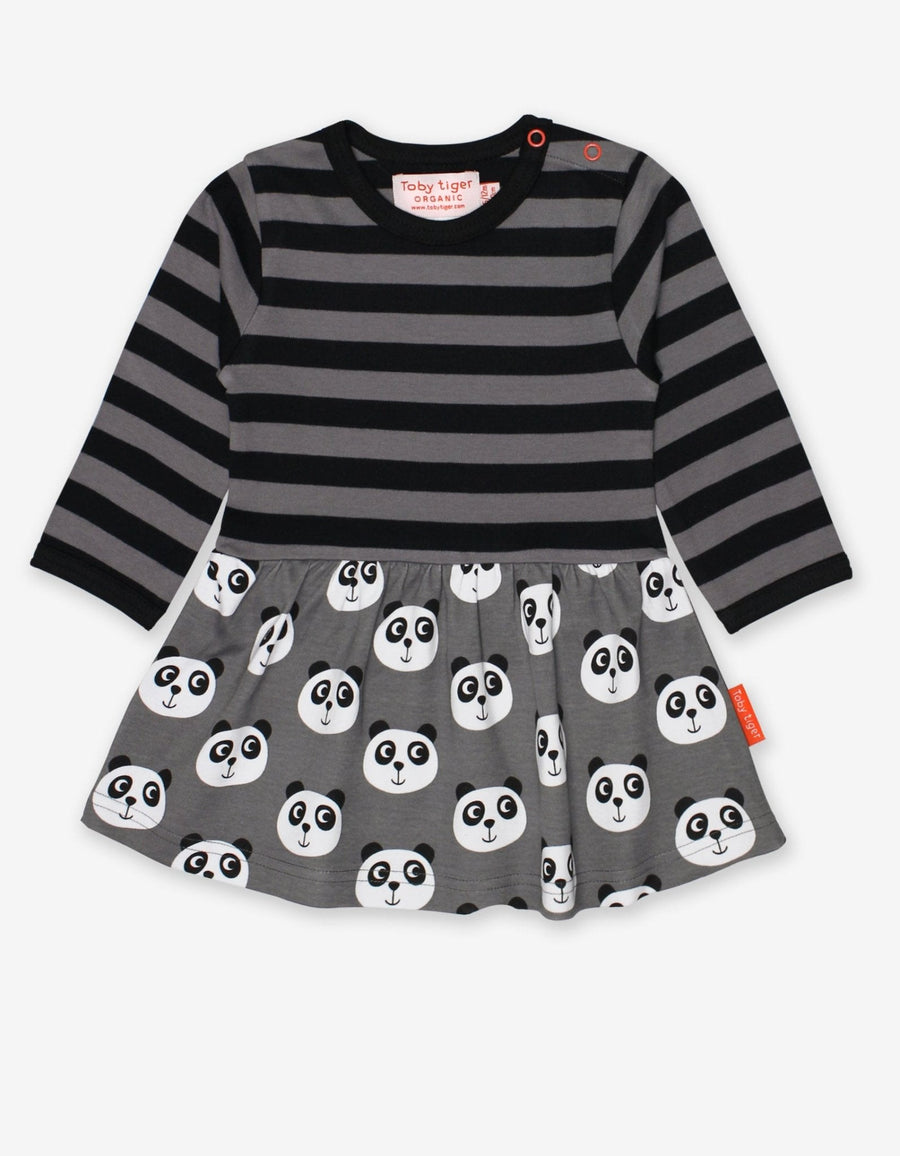 Bio Kleid mit Panda-Muster