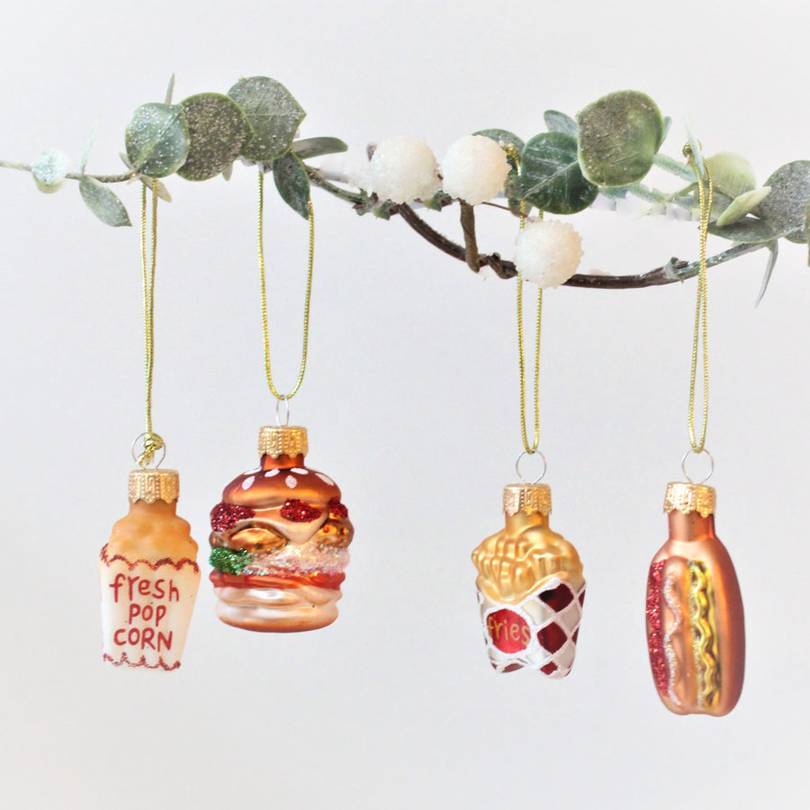 Set Of Four Mini Fast Food Decorations