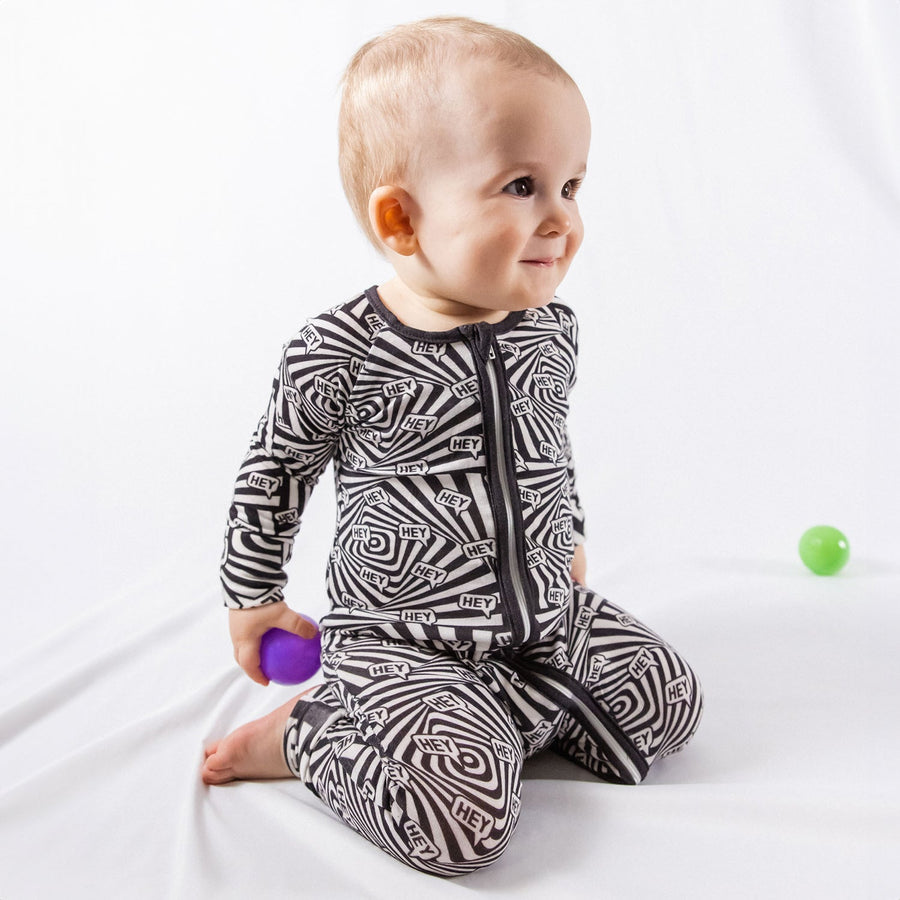 HEY! SENSORY PRINT BAMBOO ZIPPY