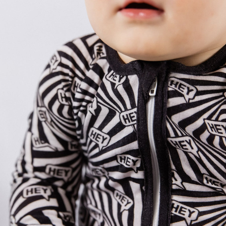 HEY! SENSORY PRINT BAMBOO ZIPPY