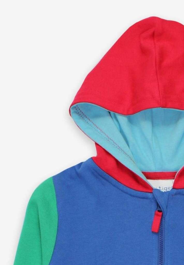 Bio Kapuzenpullover mit Regenbogen-Applikation