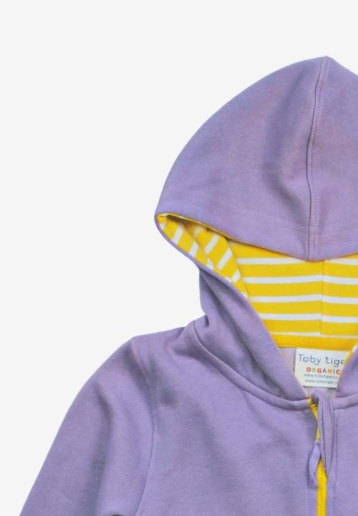 Hoodie mit Frühlings-Applikationen aus Bio Baumwolle