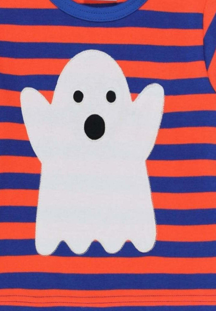 Langarmshirt mit Halloween Applikation aus Bio Baumwolle