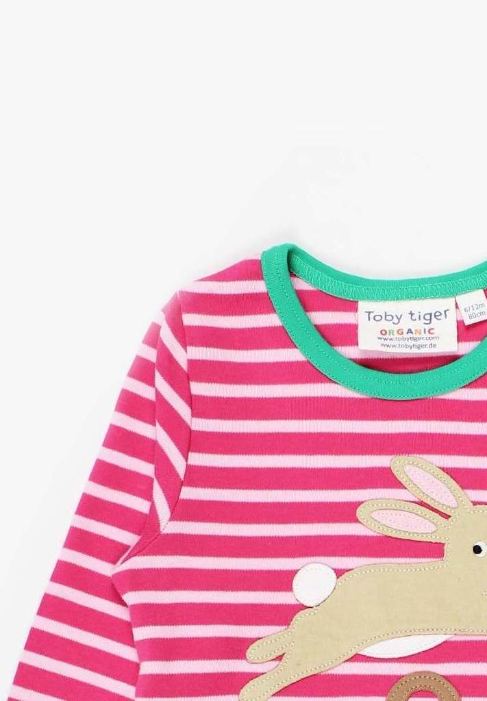 Langarmshirt, mit Hase-Applikation