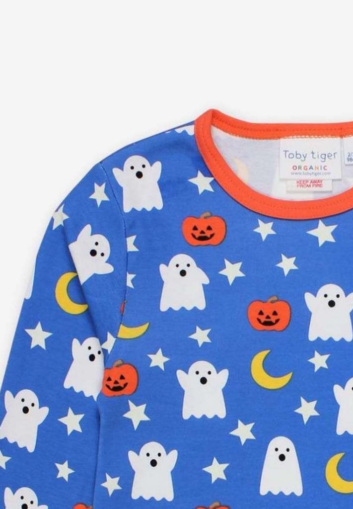 Langarmshirt mit Halloween Motiv aus Bio Baumwolle