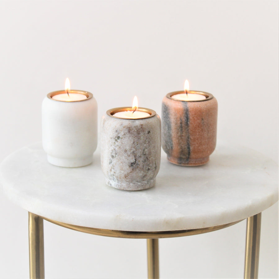 Marble Tealight Holder