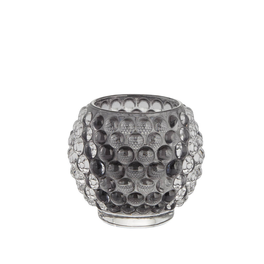 Charcoal Grey Doria Tealight Holder