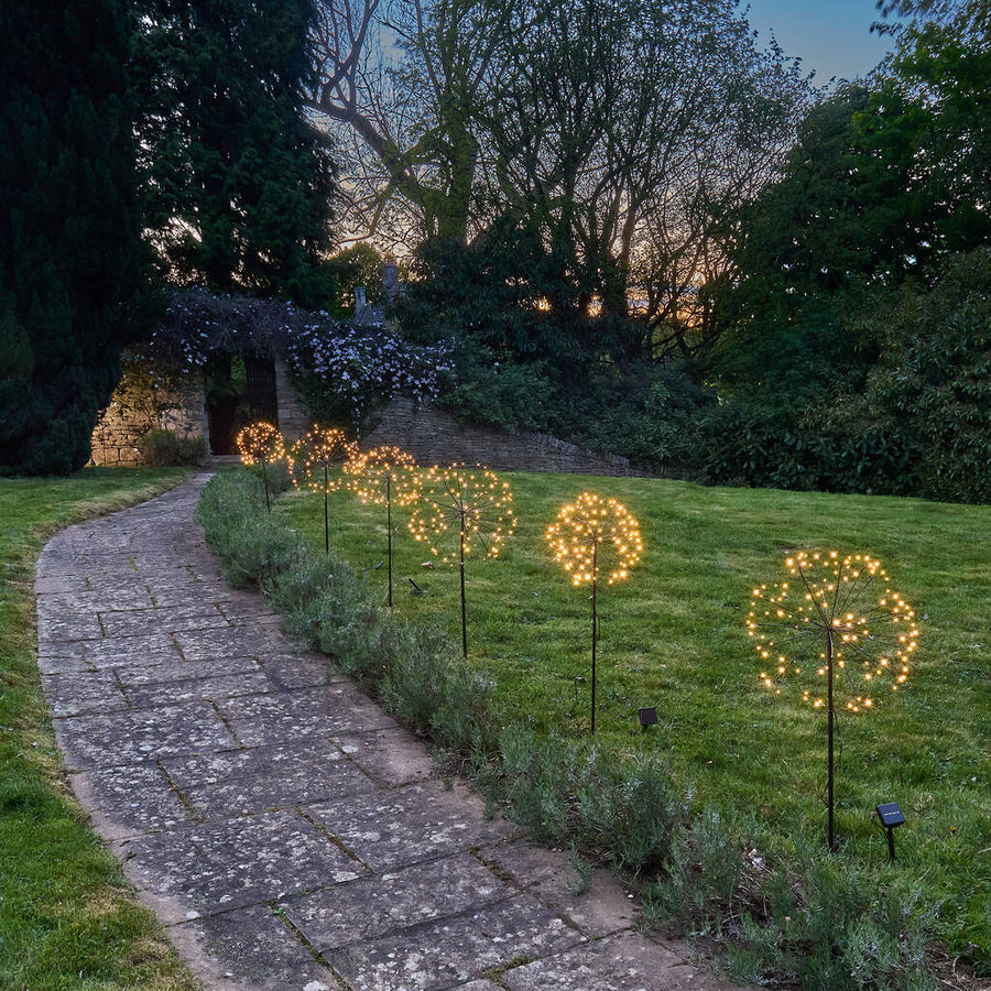 Solar LED Dandelion Stake Light - Large