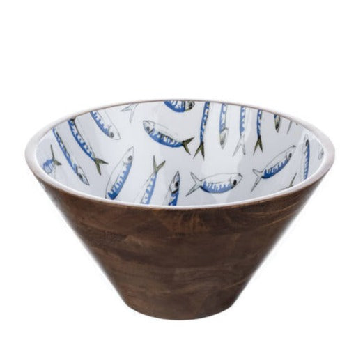 Mackerel Wood Bowl