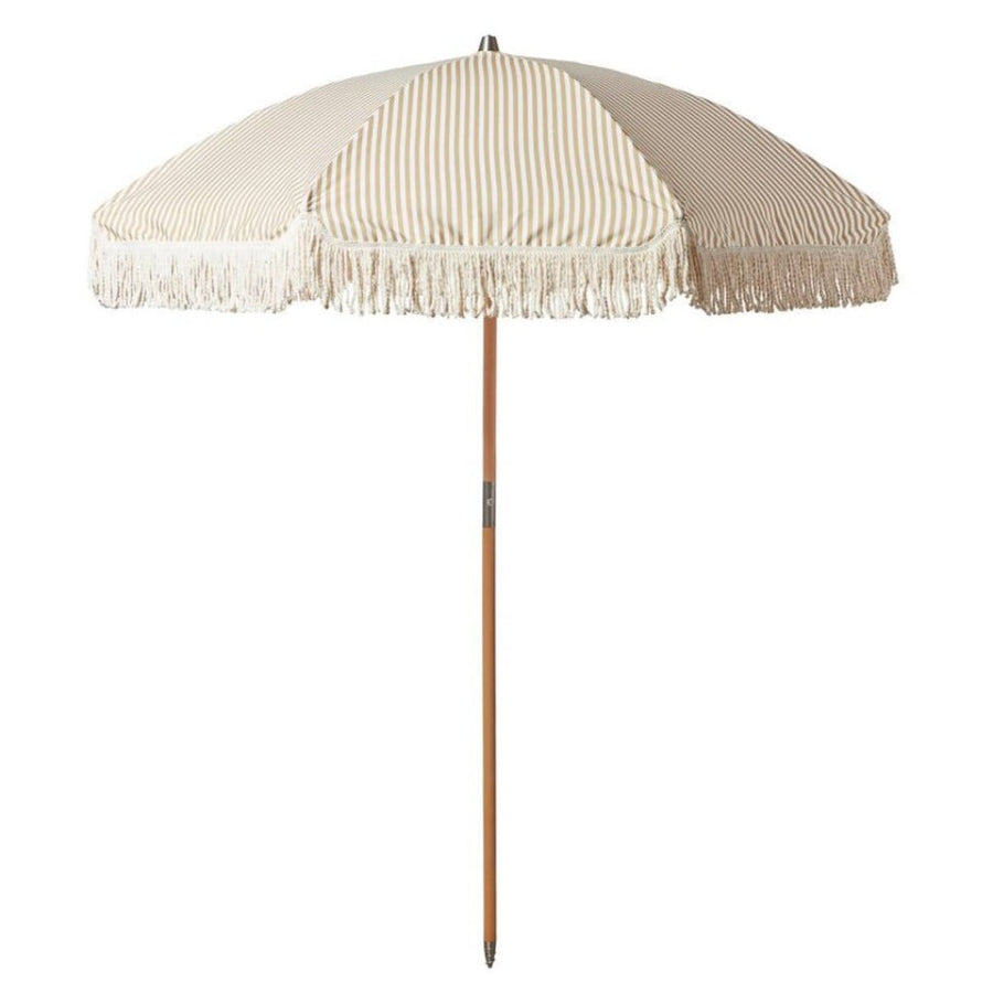 Sand Pinstripe Parasol