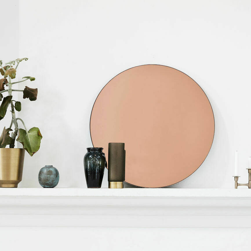 Rose Gold Tint Mirror