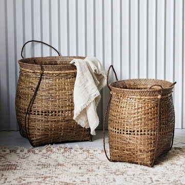 Gavle Woven Bamboo Storage Basket