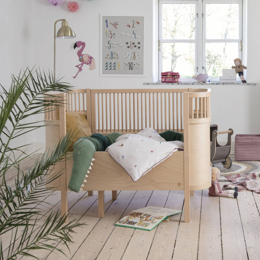 Sebra Wooden Edition Baby And Jr Cot Bed by Sebra