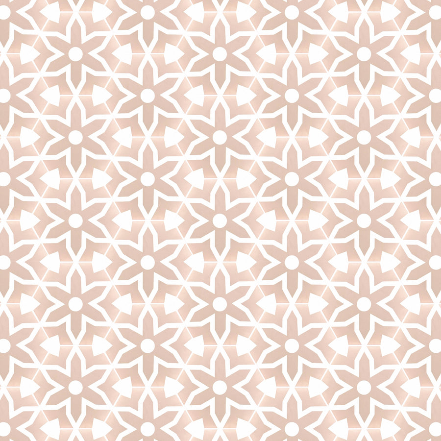 FLEUR  porcelain tile - pink/white