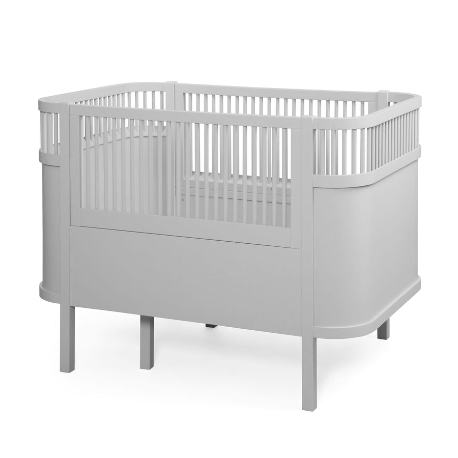 Baby & Junior Cot Bed in Stone Grey by Sebra