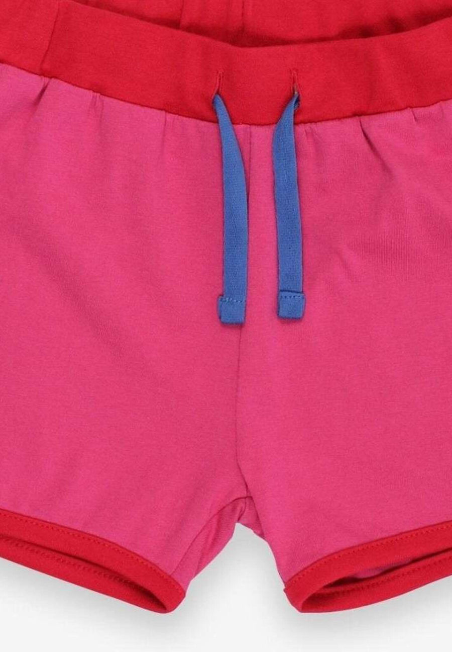 Jogging Shorts aus Bio Baumwolle in Pink