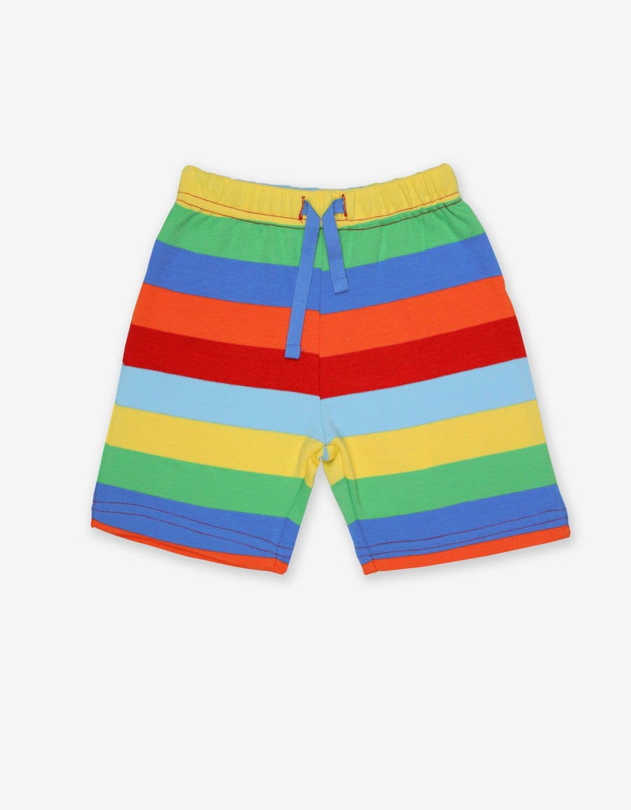 Shorts aus Bio Baumwolle, bunt gestreift