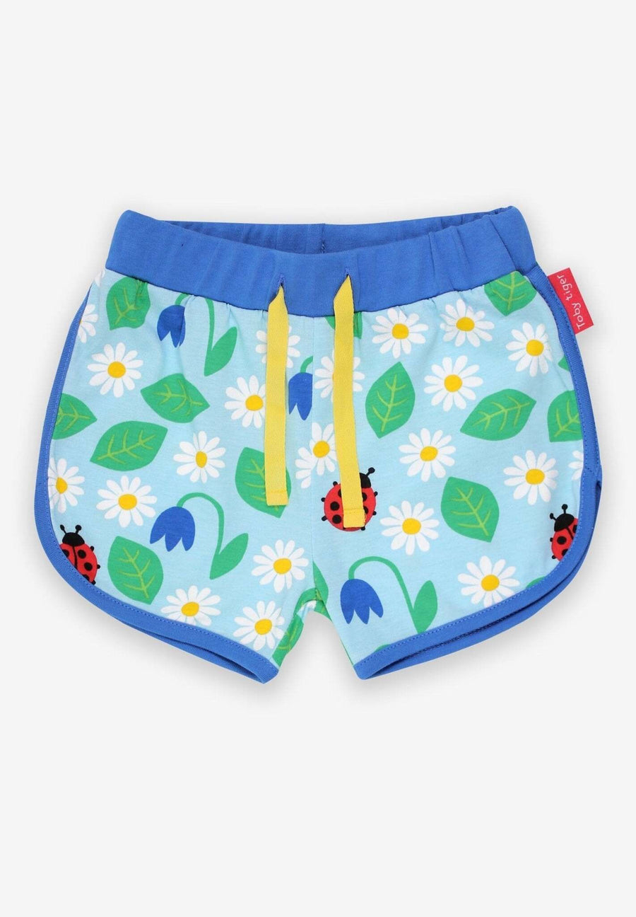 Jogging Shorts aus Bio Baumwolle mit Marienkäfer Print