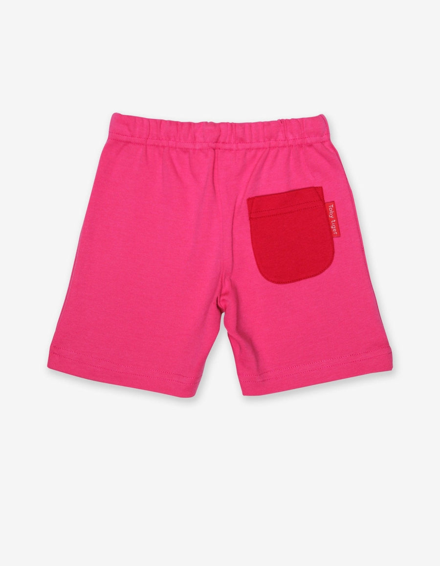 Shorts aus Bio Baumwolle in Pink