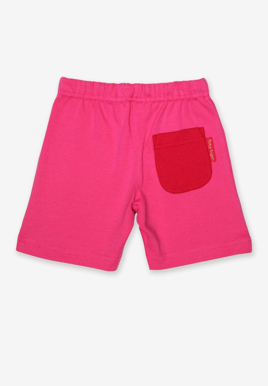 Shorts aus Bio Baumwolle in Pink