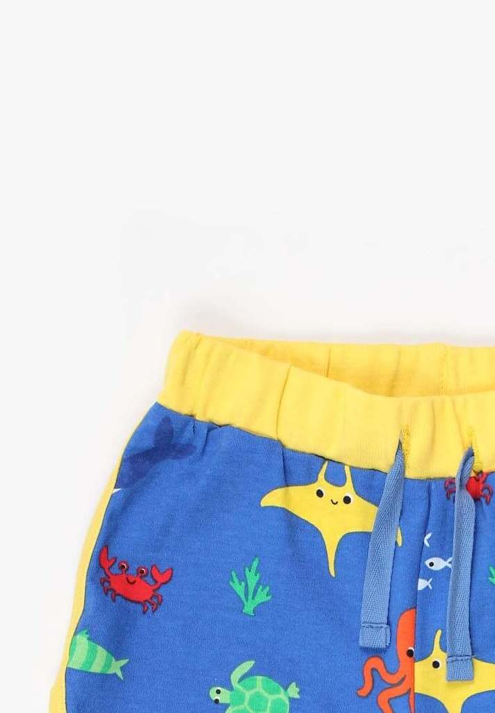 Bio Laufshorts mit Sealife-Applikation