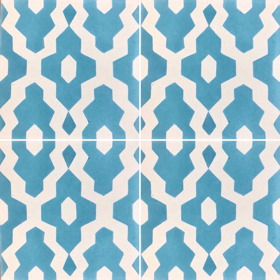 Souk cement tile - turquoise