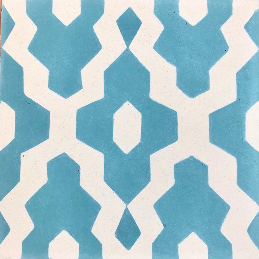 Souk cement tile - turquoise