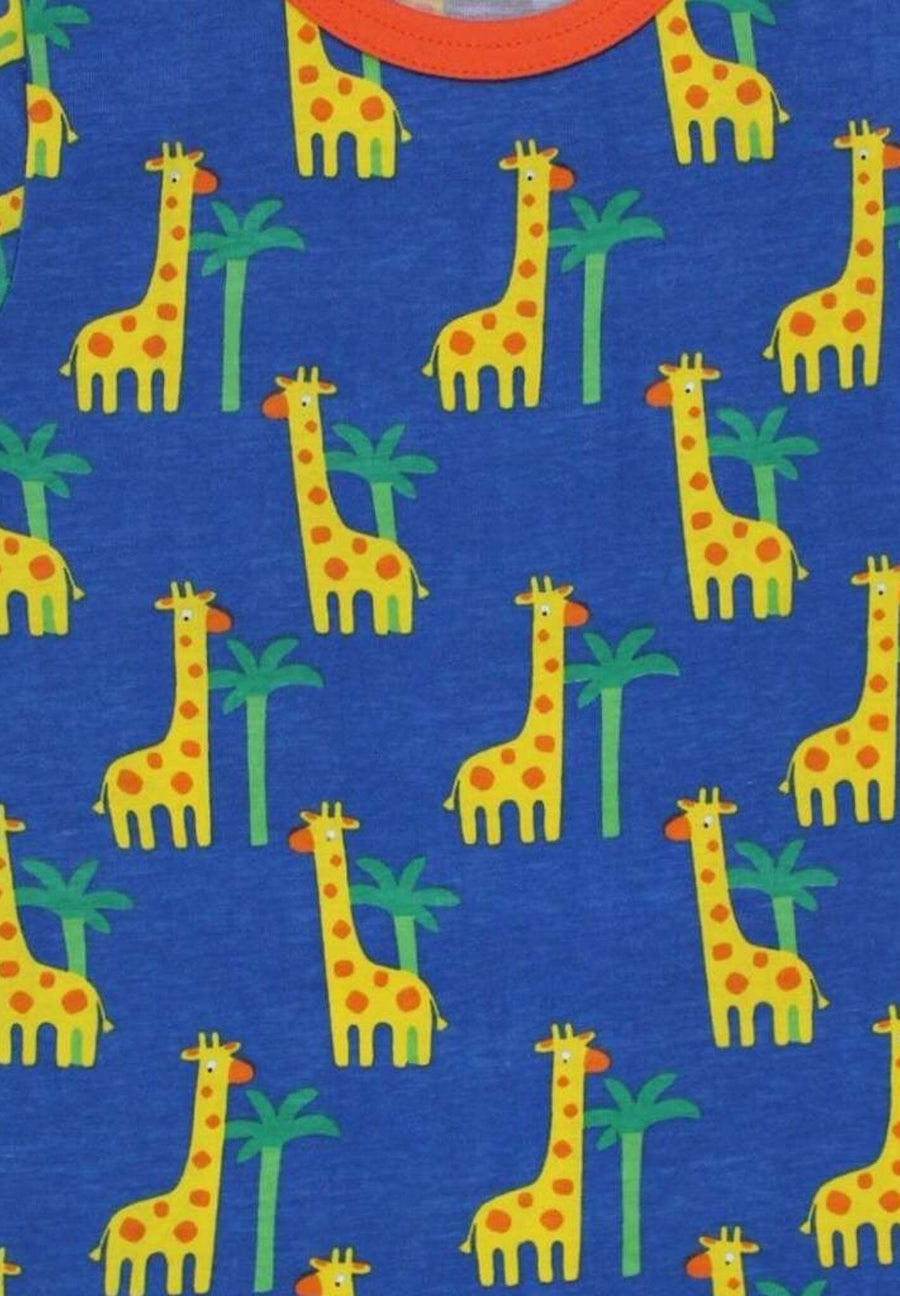 T-Shirt, Giraffe Print, Bio-Baumwolle